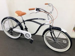 レインボーのビーチクルーザー サイクルランドナニワ